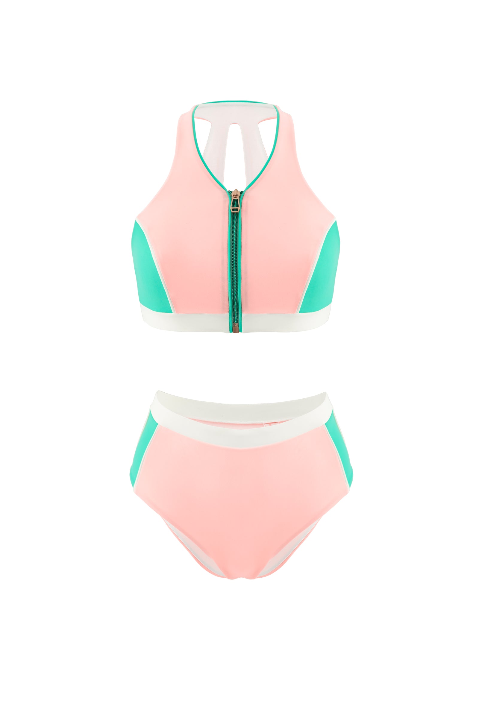 Ludovica Rose/Green - Sustainable Sport Swimwear