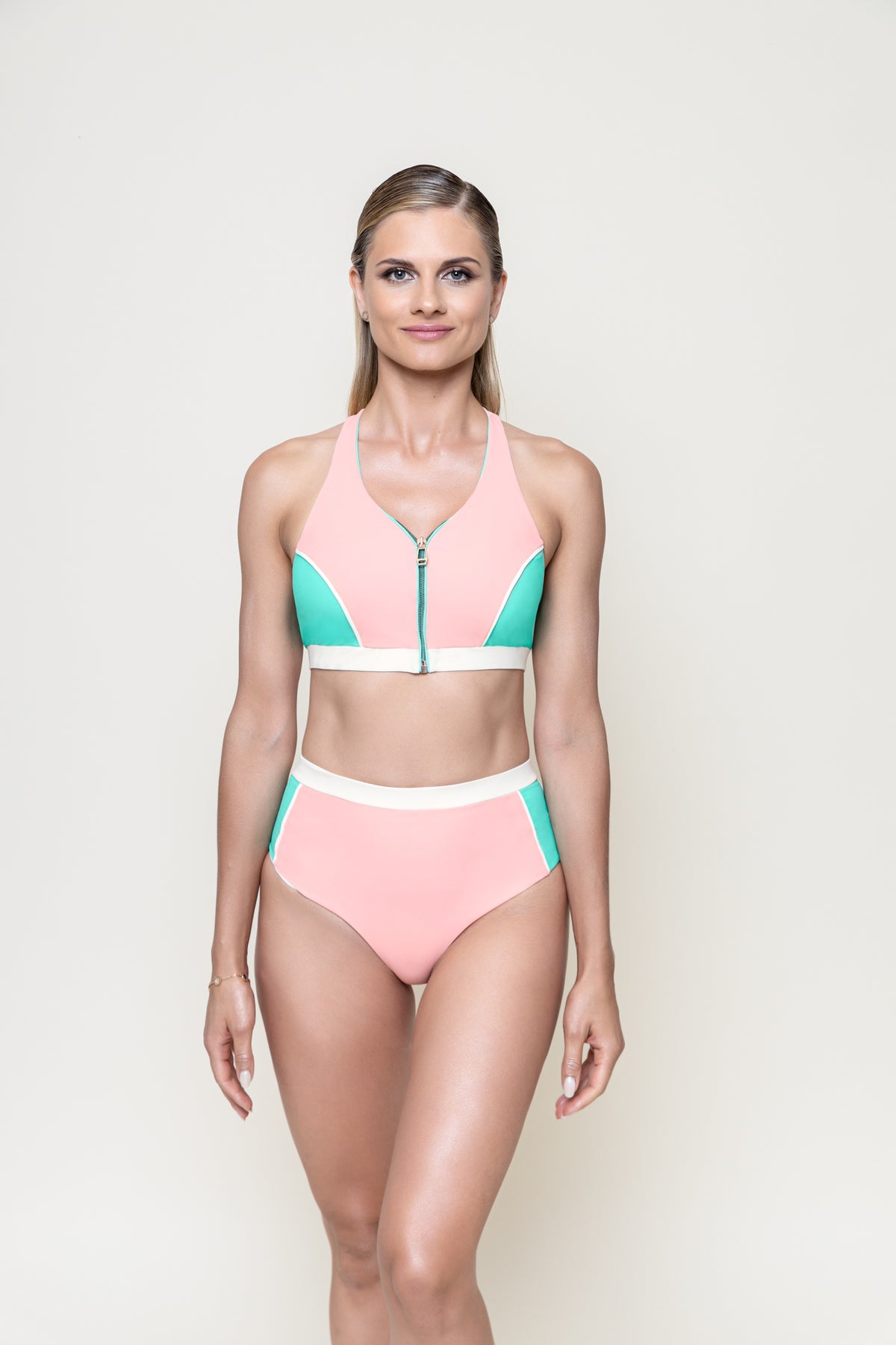 Ludovica Rose/Green - Sustainable Sport Swimwear