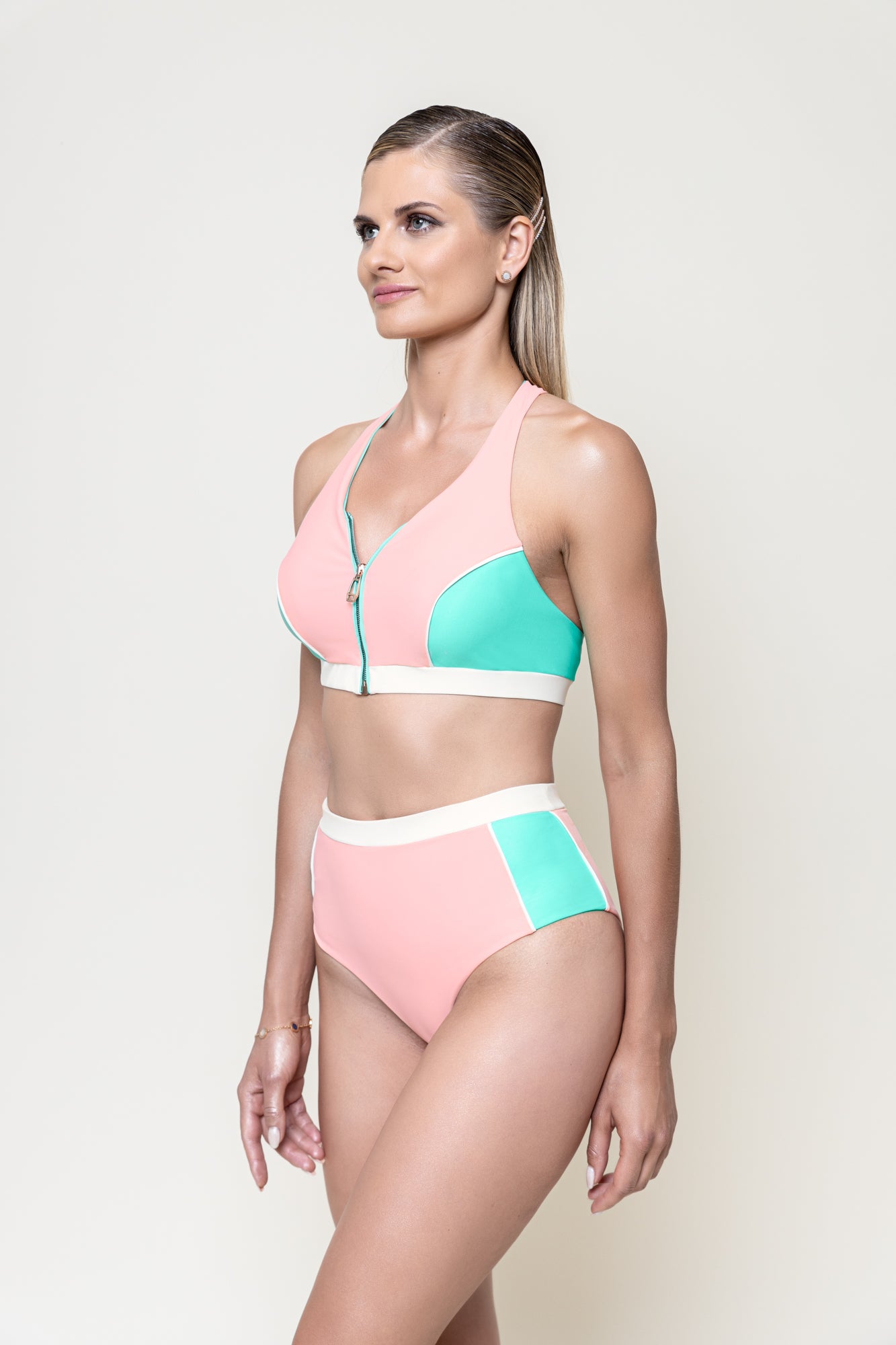 Ludovica Rose/Green - Sustainable Sport Swimwear